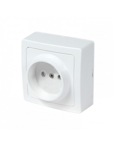 DEBFLEX 746809 Bloc prise 2P 16A blanc