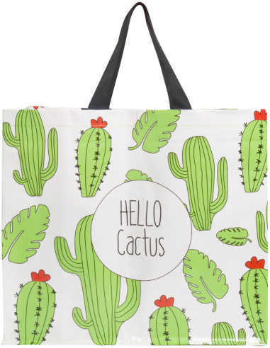 FRANDIS 370054 Sac de course cactus L.43 x P.20 x H.39 cm