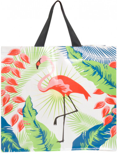 FRANDIS 370049 Sac de course flamant rose L.43 x P.20 x H.39 cm