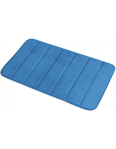 FRANDIS 195714 Tapis de bain bleu art déco 40 x 70 cm