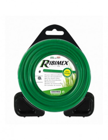 RIBIMEX PRDFA15X13RD Fil rond pour débroussailleuse Ø 1.3 mm x 15 M