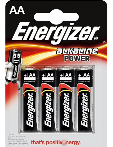 ENERGIZER Pile alkaline AA LR6 x4