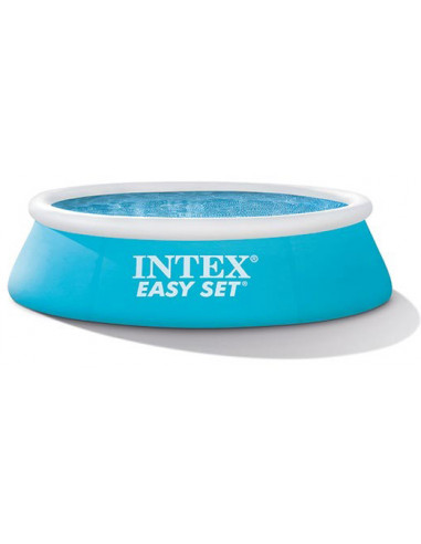 INTEX 28101NP Petite piscine gonflable Easy Set 1,83 x 0,51 m Turquoise - Ø1,83 x H.0,51 m