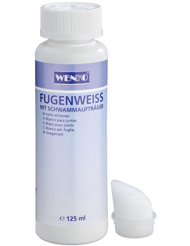 WENKO Liquide blanchissant pour joints avec éponge - 125mL