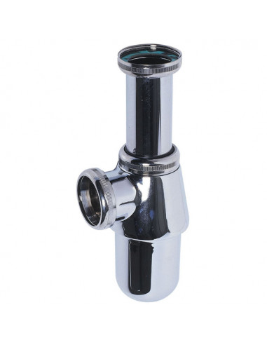 WIRQUIN 30718960 Siphon de lavabo en laiton chromé - Ø32 mm