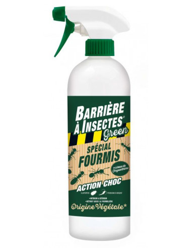 BARRIÈRE À INSECTES® GREEN Spécial fourmis base chrysanthème Prêt à l'emploi 750 ml