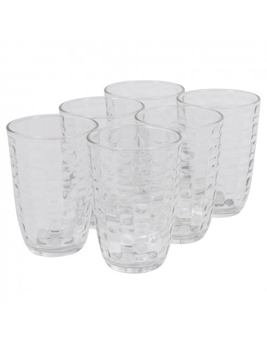 DIFFUSION 405158 Verre bas Bormioli Rocco mat x6 - Ø8,5 x H.12 cm