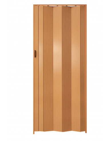 GROSFILLEX Porte accordéon PVC UNA H. 205 x 84 cm effet bois naturel