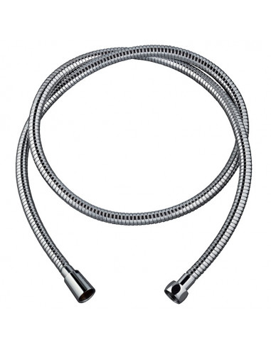 WIRQUIN 60720793 Flexible de douche en inox METAL POWER PLUS TWIST chromé - 1,50 m