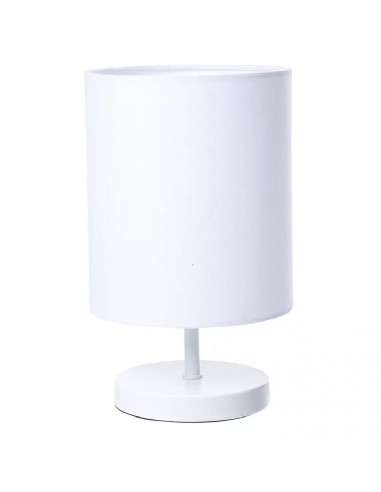 DIFFUSION 553641 Lampe de chevet en métal blanc - Ø10 x H.21 cm