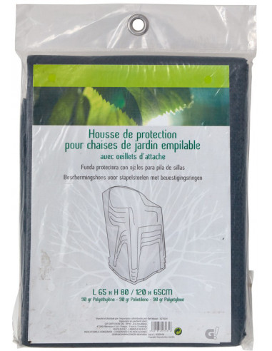 DIFFUSION 427031 Housse de protection pour chaises - 65 x 65 x 80/120 cm