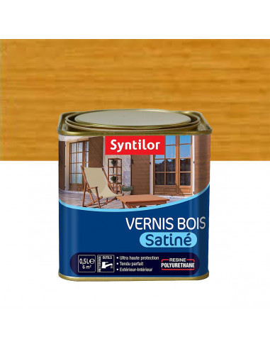 SYNTILOR Vernis BOIS chêne clair satiné - 0,5L