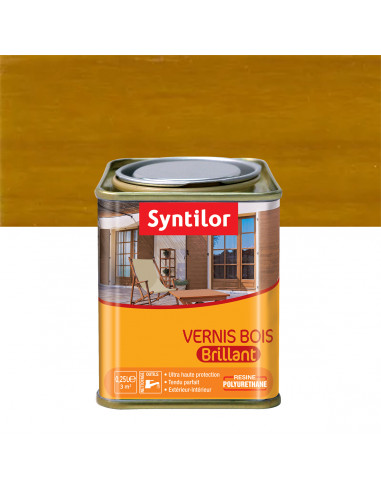 SYNTILOR Vernis BOIS chêne moyen brillant - 0,25L