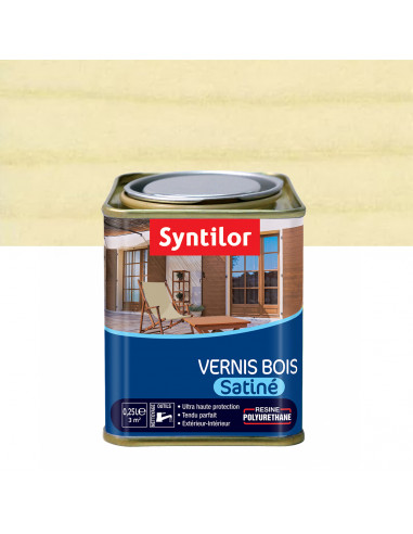 SYNTILOR Vernis BOIS incolore satiné - 0,25L