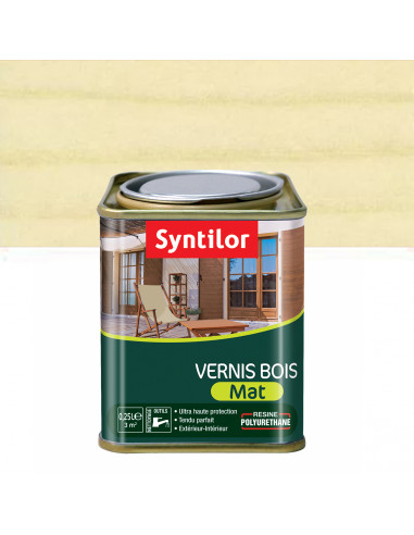 SYNTILOR Vernis BOIS incolore mat - 0,25L