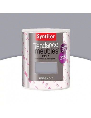 SYNTILOR Tendance meuble soft gris minéral mat - 0,5L