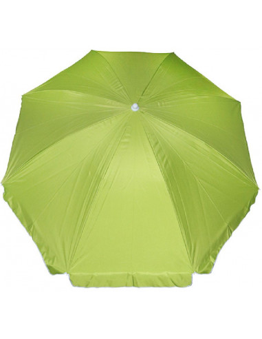 DIFFUSION 547587 Parasol de plage inclinable vert - Ø200 cm