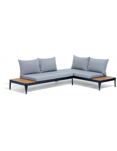 DIFFUSION 545440 Salon de jardin FABRIK 4 places - 165 x 70 x H.25 cm