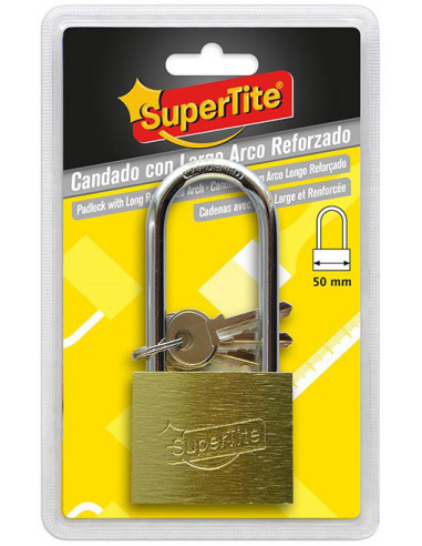 SUPERTITE 7260 Cadenas avec longue anse renforcée - 50 mm