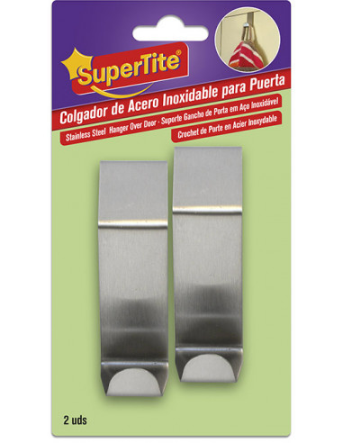 SUPERTITE 7997 Crochet de porte en acier inoxydable