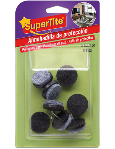 SUPERTITE 8150 Patin de protection - 8 pcs, Ø24 mm