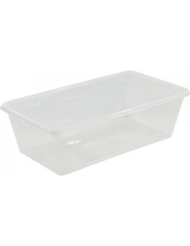 ARTPLAST ML40TT Bac de rangement en plastique TUOBOX blanc - 58,5 x 39 x H.17 cm