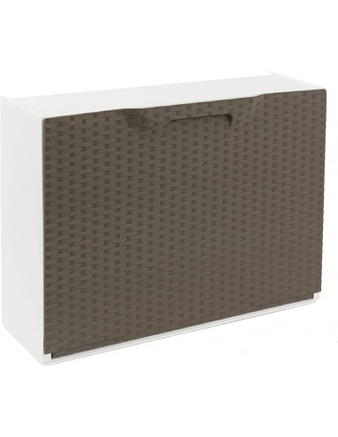 ARTPLAST U50/FRT Meuble à chaussures modulable RATTAN taupe - 51 x 17,3 x H.40 cm