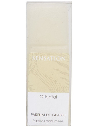 DIFFUSION 384263 Cire parfumée beige senteur oriental - 2 x 2,5 x 0,5 cm