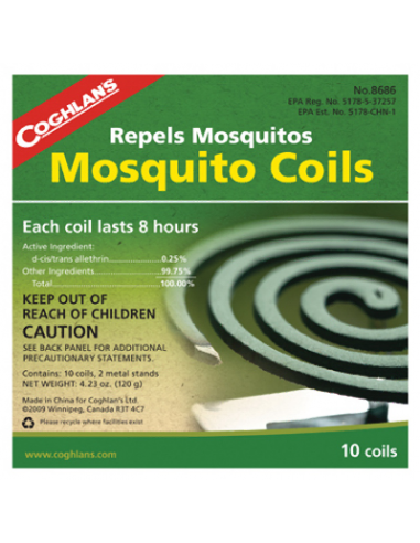 TRUE VALUE  Lot de 10 Serpentins anti-moustiques
