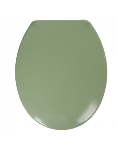 DIFFUSION 516794 Abattant WC vert foncé avec frein de chute - 45,5 x 37,5 x 5,3 cm