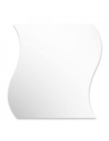 DIFFUSION 557691 Miroir sticker vague (x3) - 20 x 20 cm