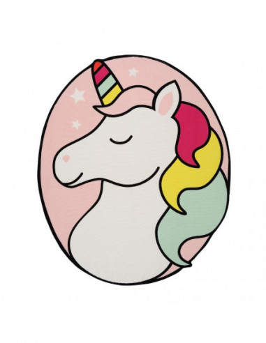 DIFFUSION 547625 Serviette de plage enfant licorne - 175 x 180 cm