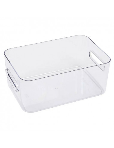 DIFFUSION 568722 Boîte de rangement en plastique transparent SmartStore Compact Clear - 12 x 19,5 x H.19,5 cm