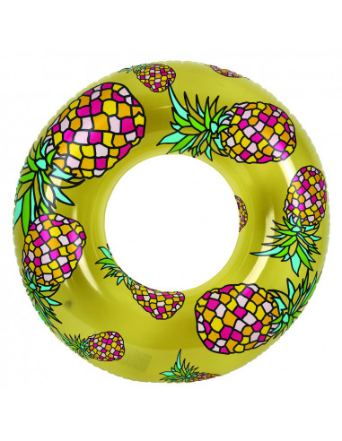 DIFFUSION 558797 Bouée gonflable Ananas et Glace - Ø108 x H.29 cm