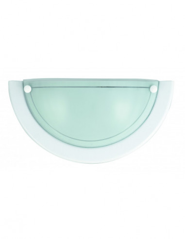 RABALUX 5161 Luminaire mural UFO verre blanc - E27 60W, Ø310 mm