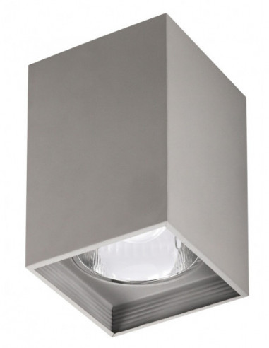 RABALUX 2487 Luminaire encastré et en saillie MADDOX gris - E27 1x MAX 60W