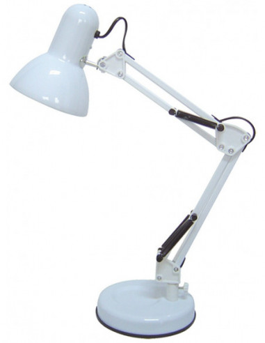 RABALUX 4211 Lampe de chevet SAMSON métal blanc - E27 1x MAX 60W