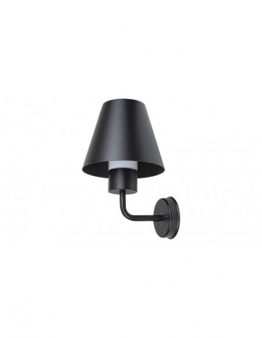 RABALUX 8844 Éclairages de mur extérieur FAVARA métal noir - E27 1x MAX 14W