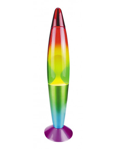 RABALUX 7011 Lampe design LOLLIPOP RAINBOW verre multicolore - E14 1x MAX G45 25W