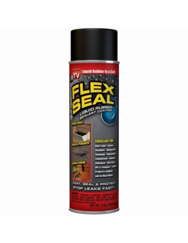 FLEX SEAL FSR20 Revêtement pour étanchéité en caoutchouc FLEX SEAL noir - 414 mL