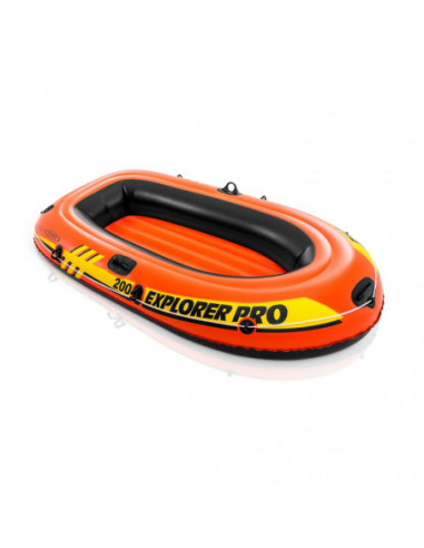 INTEX 58356NP Bateau Explorer pro 200 2 personnes Orange - (L)1,96 x (l)1,02 x (h)0,33m