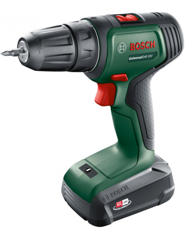 BOSCH UniversalDrill 18 Perceuse-visseuse sans-fil - 18V, 1 batterie 1,5 Ah