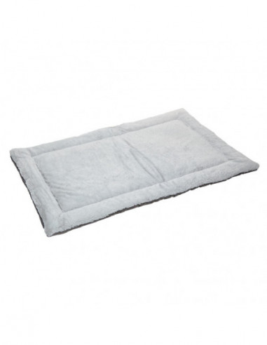 DIFFUSION 551131 Galette pour chien rectangle grise - 115 x 75 x 5 cm, Polyester