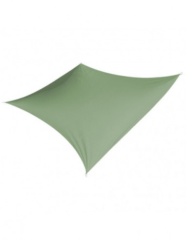 DIFFUSION 576081 Voile d'ombrage Square carré vert - 290 x 290 cm