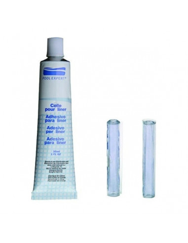 GRE Kit réparation liner piscine (colle, rustine liner, applicateur)