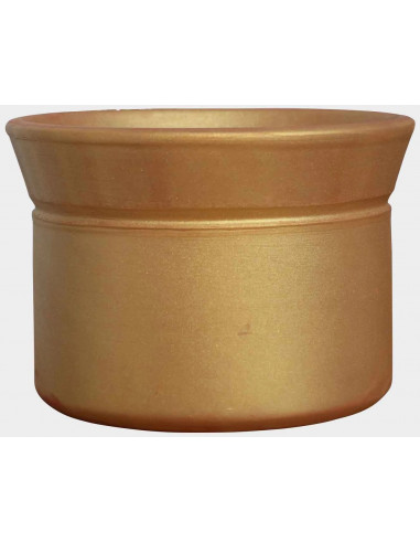 POTERIE D'ALBI CT160GO Pot Morei gold - Ø20 x H.14 cm