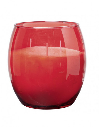 DIFFUSION 491951 Bougie dans verre senteur Fruits rouges XL - Ø14 x H.14,5 cm