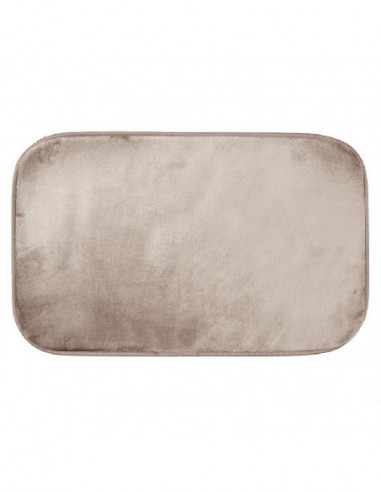 DIFFUSION 573043 Tapis rectangulaire uni gris - 90 x 130 cm