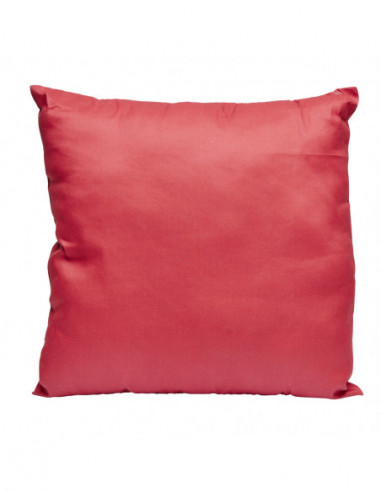 DIFFUSION 558312 Coussin carré en polyester rouge - 38 x 38 cm