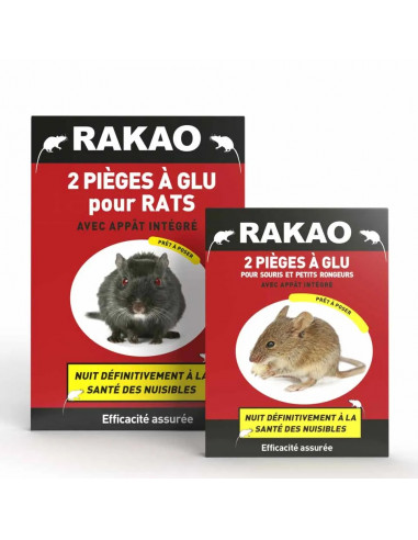 STAR JARDIN SOG Piège à glu pour souris et petits rongeurs - 2 pièges